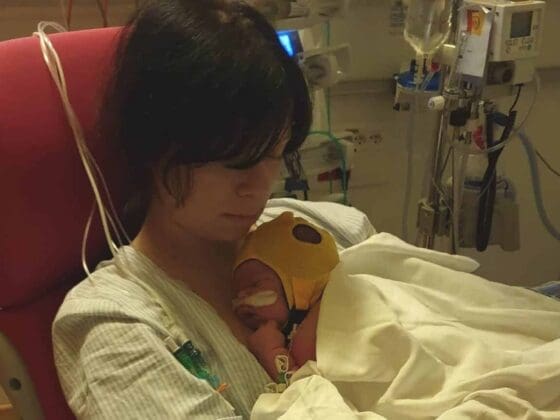 Andréa et son fils Samuel.